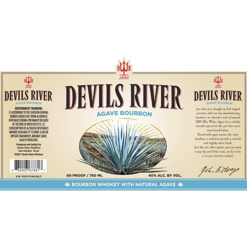 Devils River Agave Bourbon