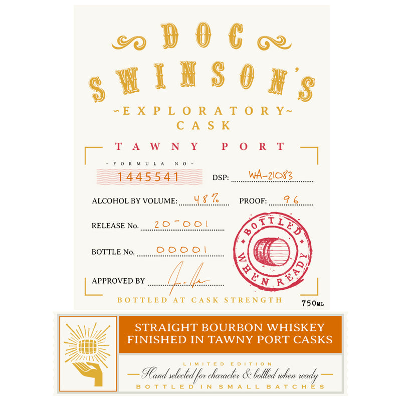Doc Swinson’s Exploratory Cask Tawny Port Straight Bourbon