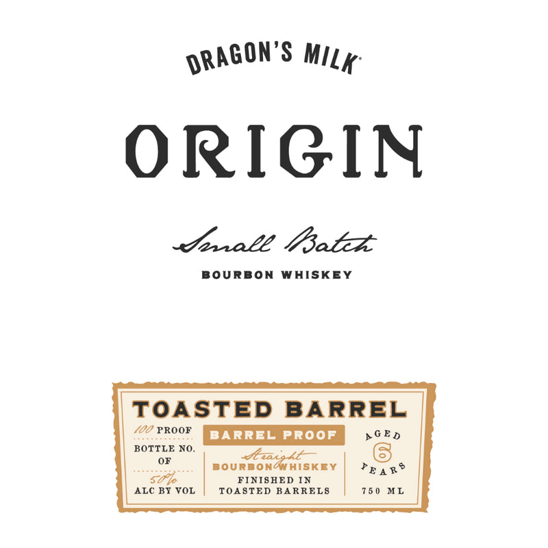 Dragon’s Milk Origin Small Batch Toasted Barrel Bourbon