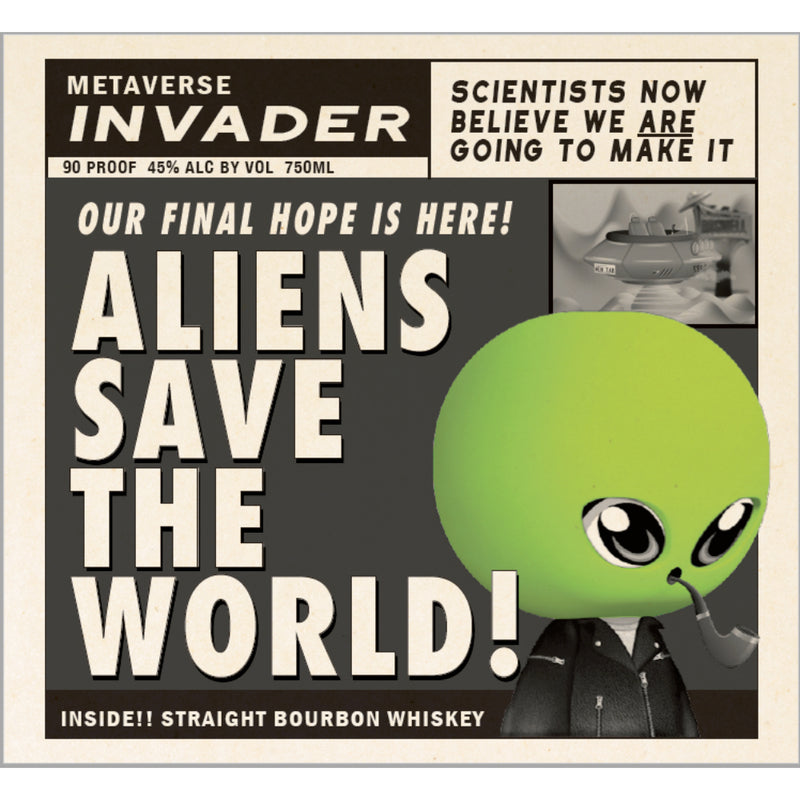 Five & 20 Spirits Aliens Save the World Straight Bourbon