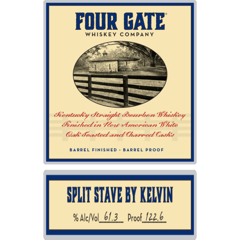 Four Gate Split Stave by Kelvin Straight Bourbon