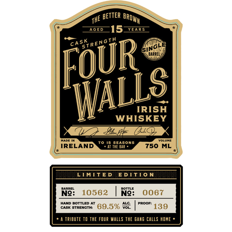 Four Walls Cask Strength Irish Whiskey Limited Edition