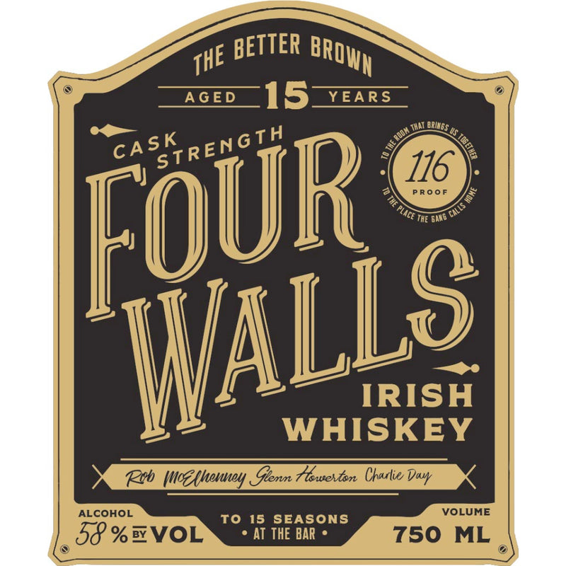 Four Walls Cask Strength Irish Whiskey
