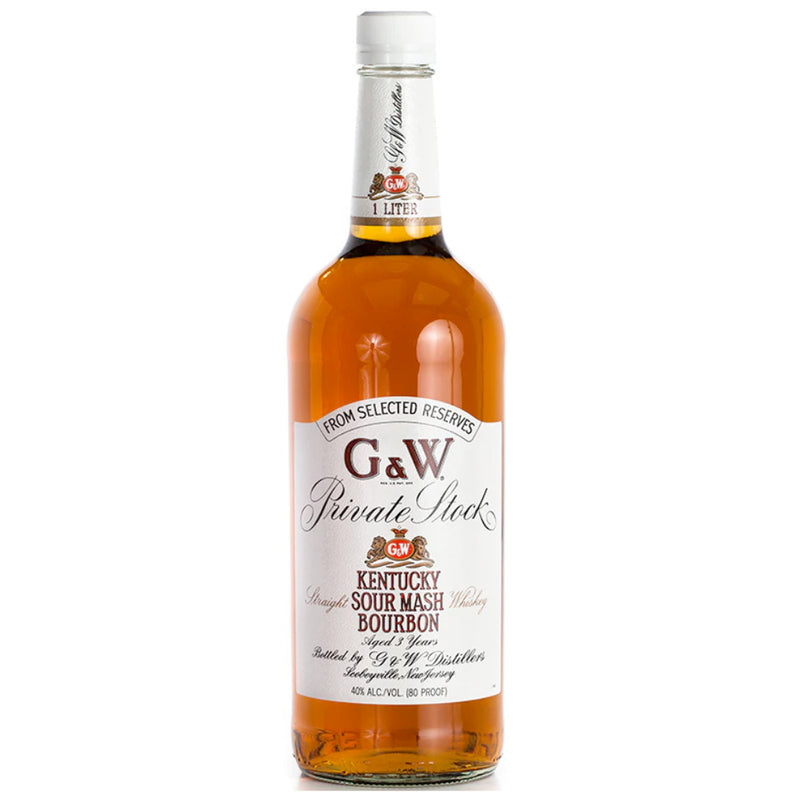G&W 3 Year Old Private Stock Kentucky Sour Mash Bourbon