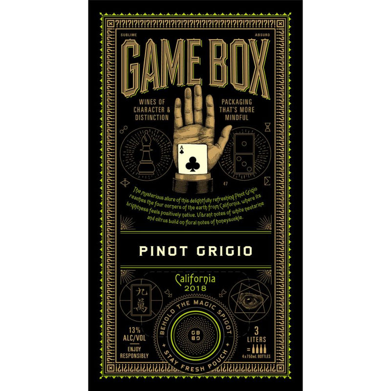 Game Box Wine Pinot Grigio