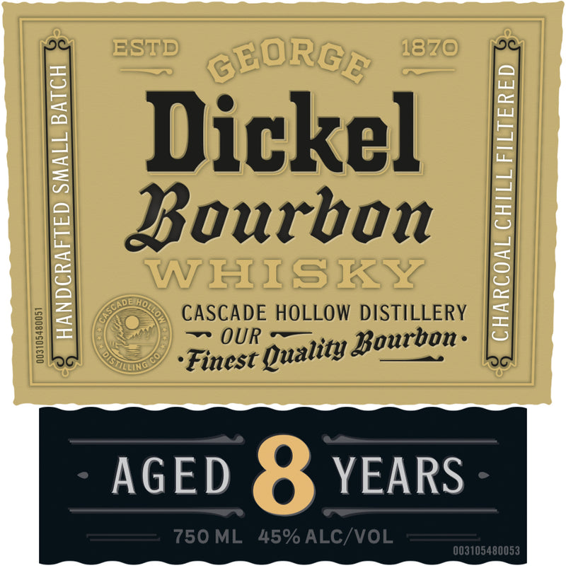 George Dickel 8 Year Old Bourbon