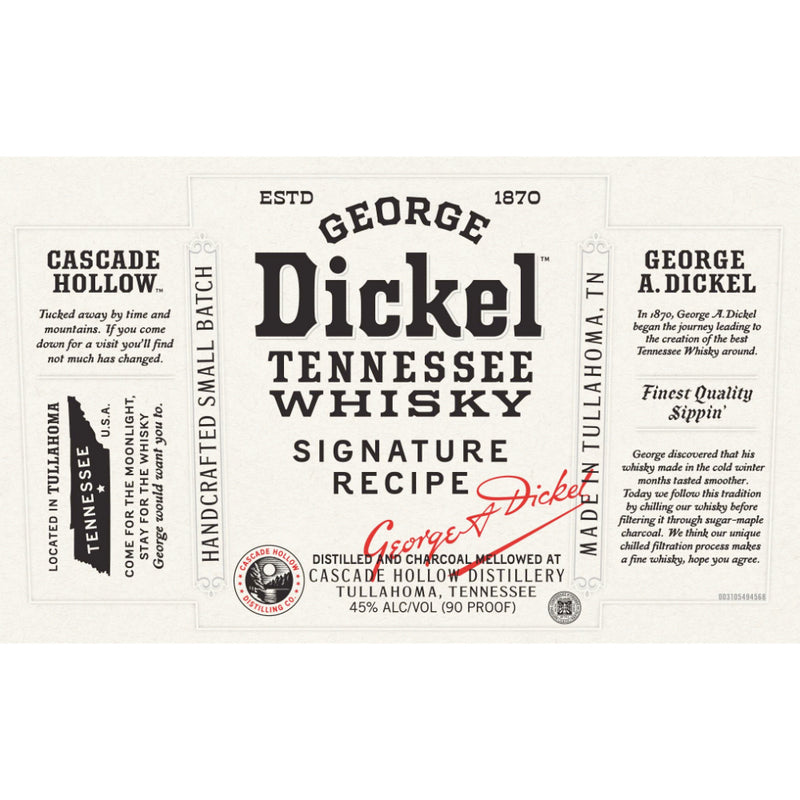 George Dickel Signature Recipe Tennessee Whisky