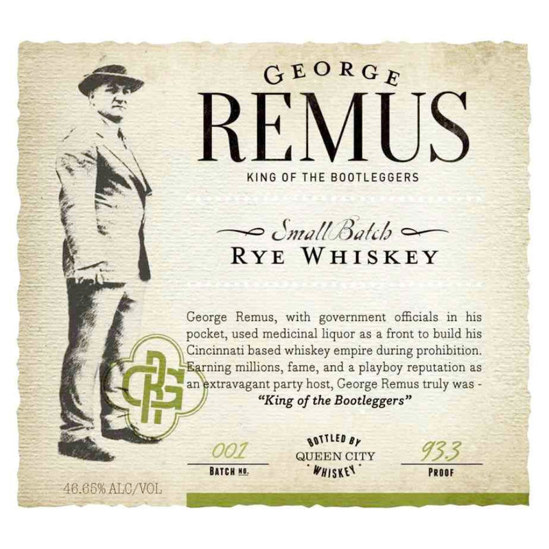 George Remus Small Batch Rye Whiskey