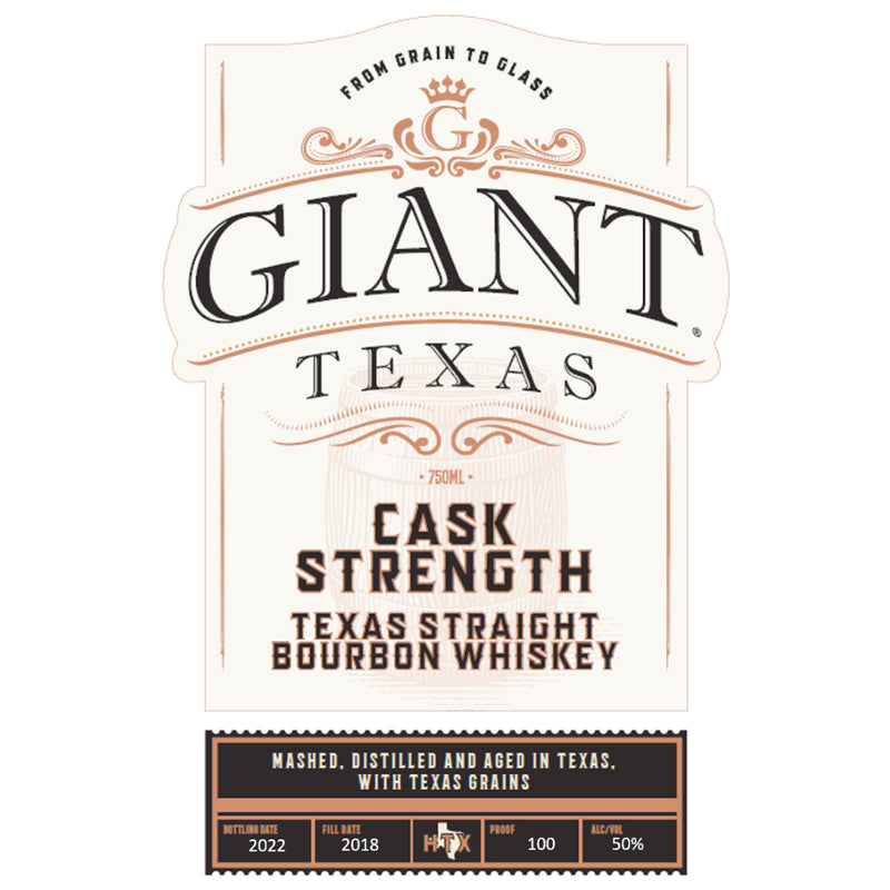 Giant Texas Cask Strength Straight Bourbon