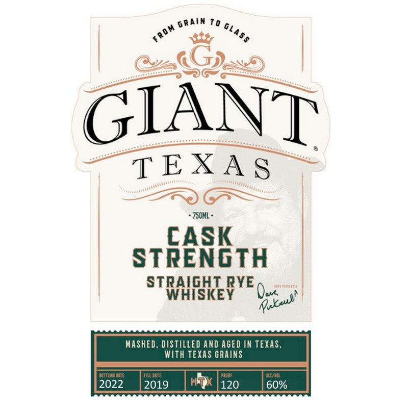 Giant Texas Cask Strength Straight Rye