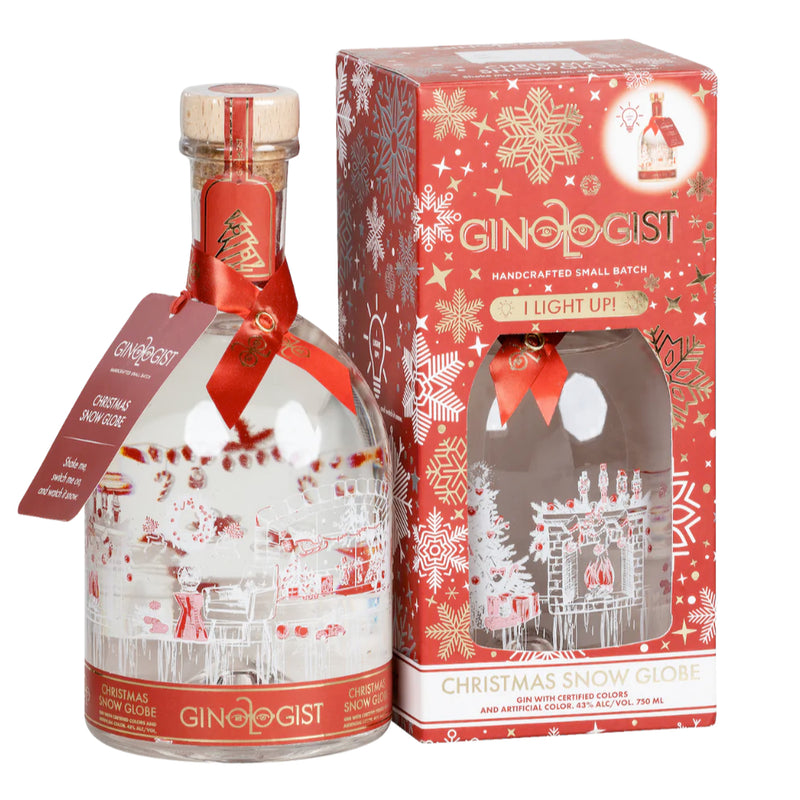 Ginologist Christmas Snow Globe Gin