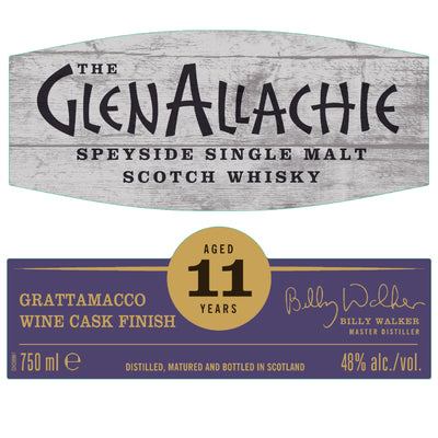 GlenAllachie 11 Year Old Grattamacco Wine Cask Finish