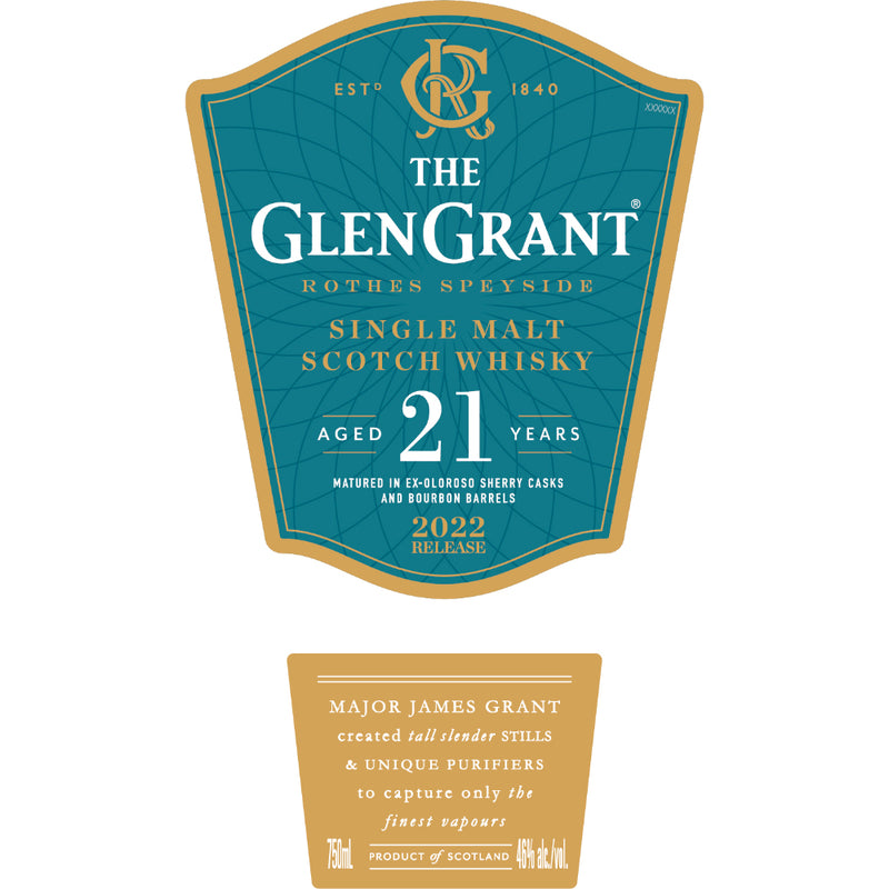 Glen Grant 21 Year Old 2022 Release
