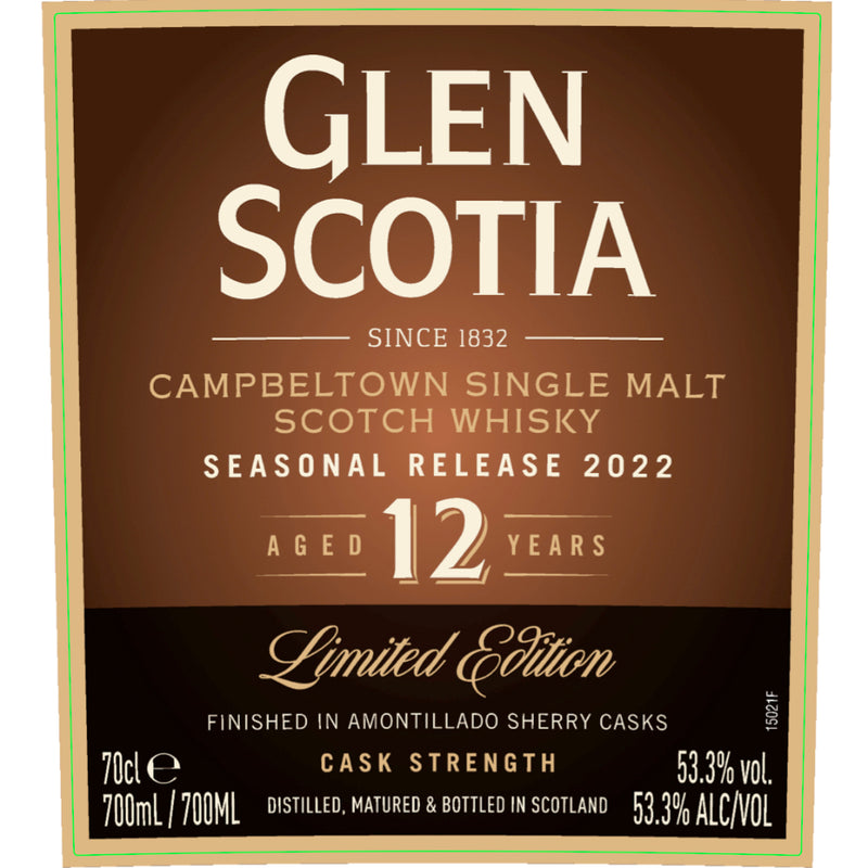 Glen Scotia 12 Year Old Seasonal Release 2022