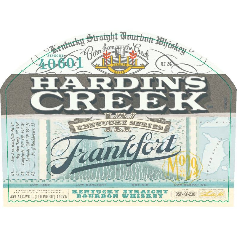 Hardin’s Creek Kentucky Series Bourbon Frankfort