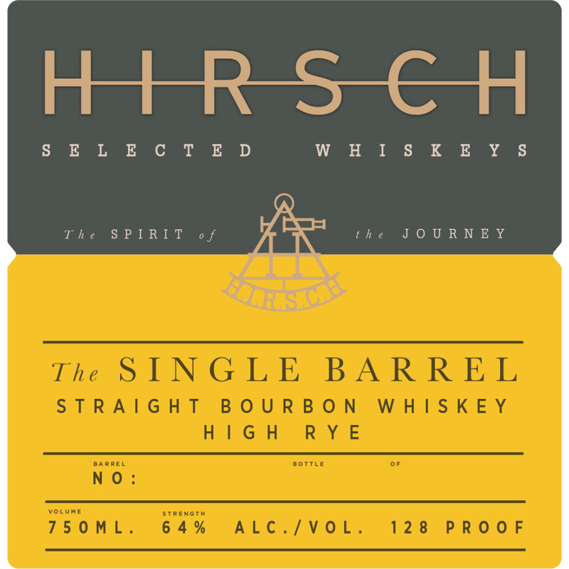 Hirsch The Single Barrel Bourbon High Rye