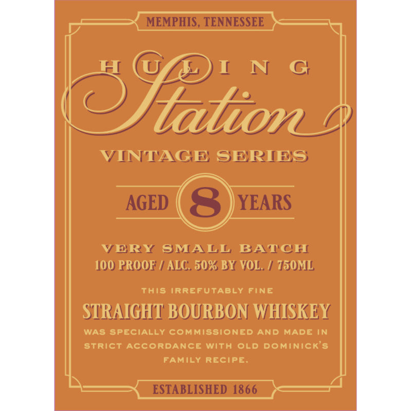 Huling Station 8 Year Old Vintage Series Straight Bourbon