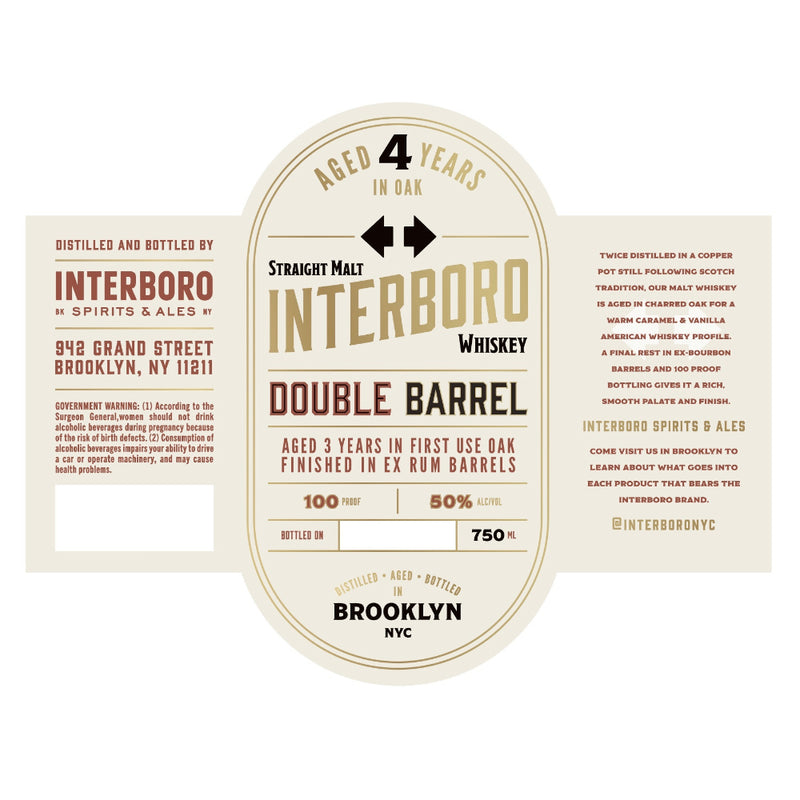 Interboro Double Barrel Whiskey