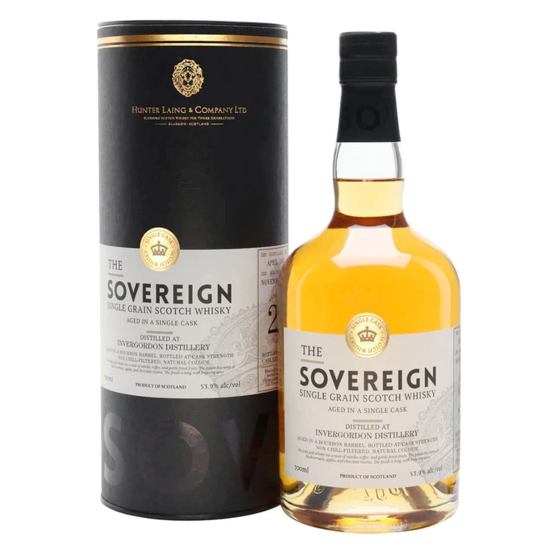 Invergordon 1997 24 Year Old The Sovereign Single Grain Scotch