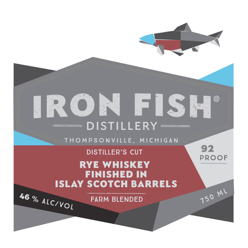 Iron Fish Distiller’s Cut Rye Finished in Scotch Barrels