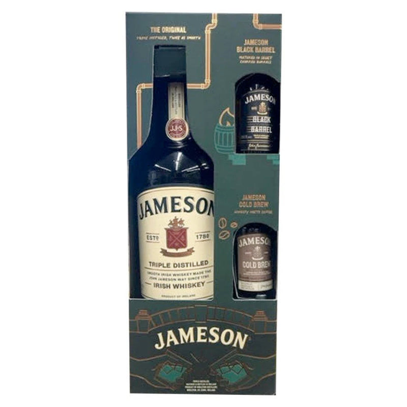 Jameson Irish Whiskey Gift Set With Black Barrel & Cold Brew