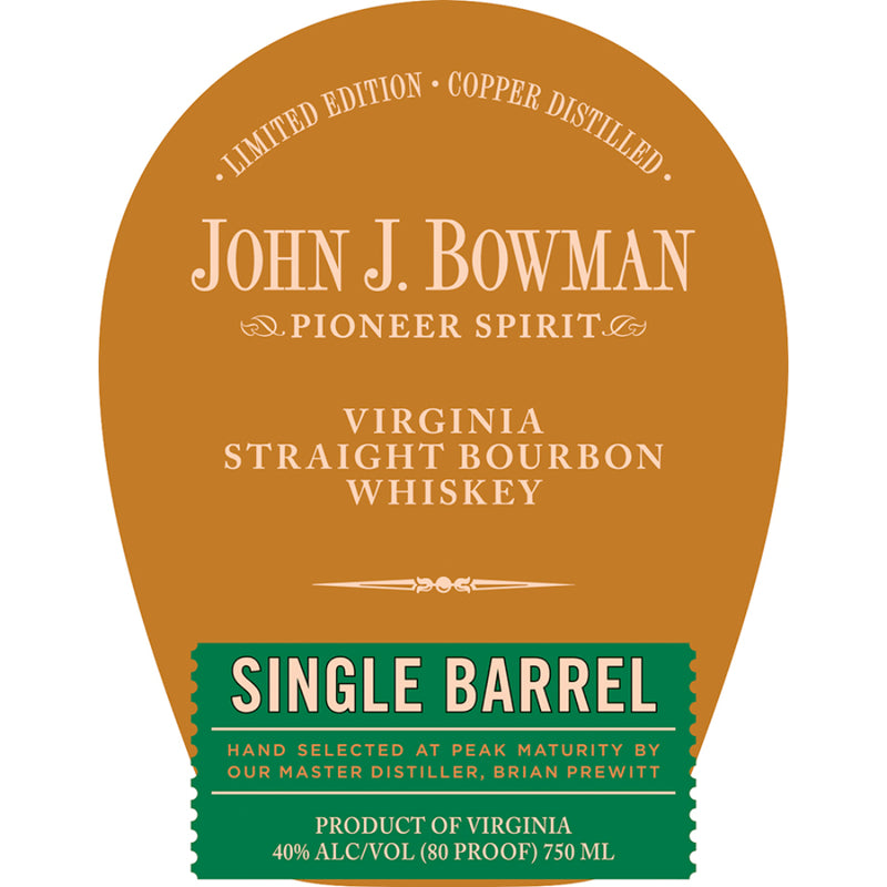 John J. Bowman Single Barrel Bourbon Limited Edition