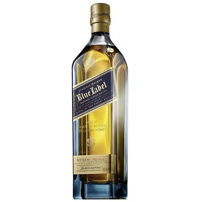 Johnnie Walker Blue Label 'Retirement is the Beginning' Engraved Bottle Scotch Johnnie Walker 