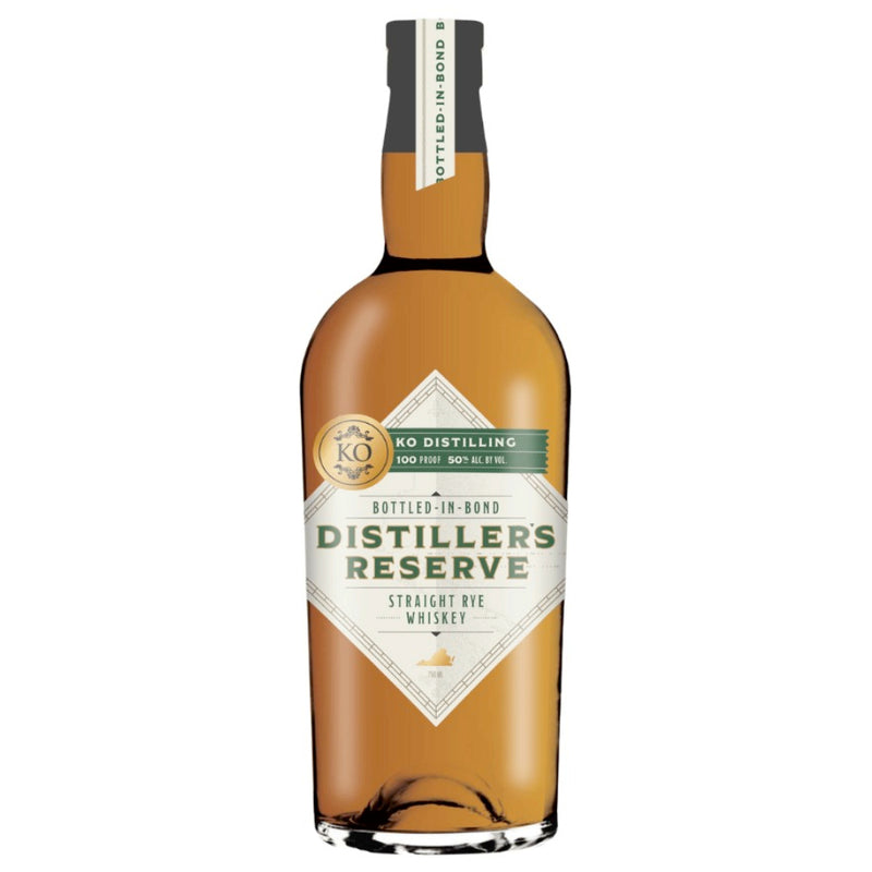 KO Distilling Distiller’s Reserve Bottled in Bond Rye Whiskey