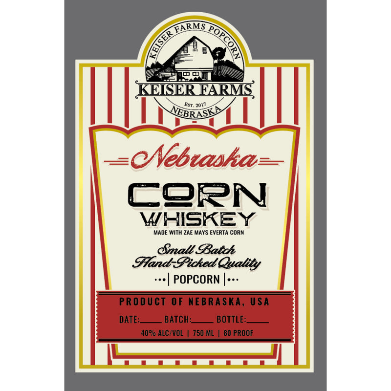 Keiser Farms Nebraska Corn Whiskey