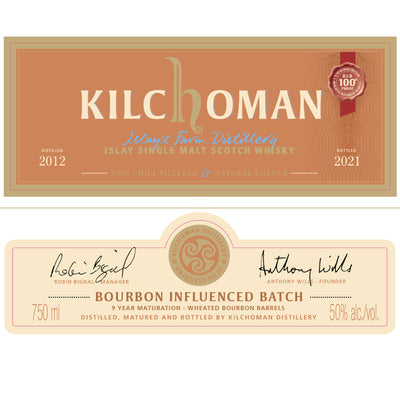 Kilchoman B.I.B "Bourbon Influenced Barrels" 9 Year Old