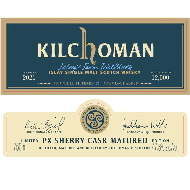 Kilchoman PX Sherry Cask Matured 2021