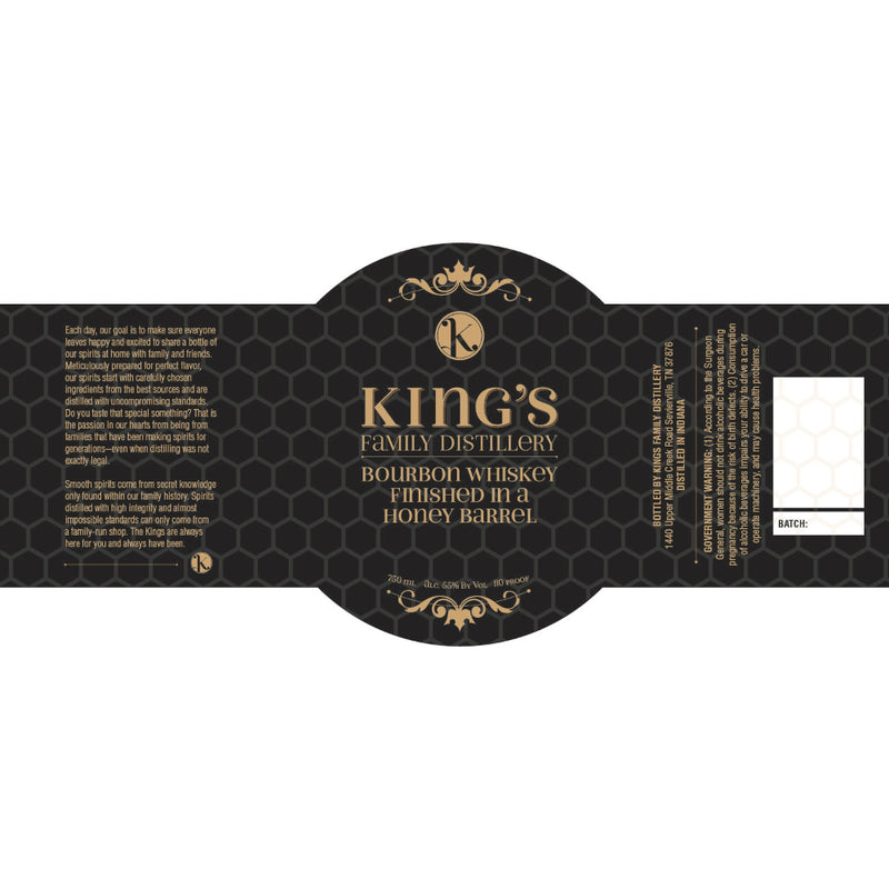 King’s Family Bourbon Finished In A Honey Barrel