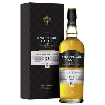 Knappogue Castle Single Malt 21 Year Old Irish whiskey Knappogue