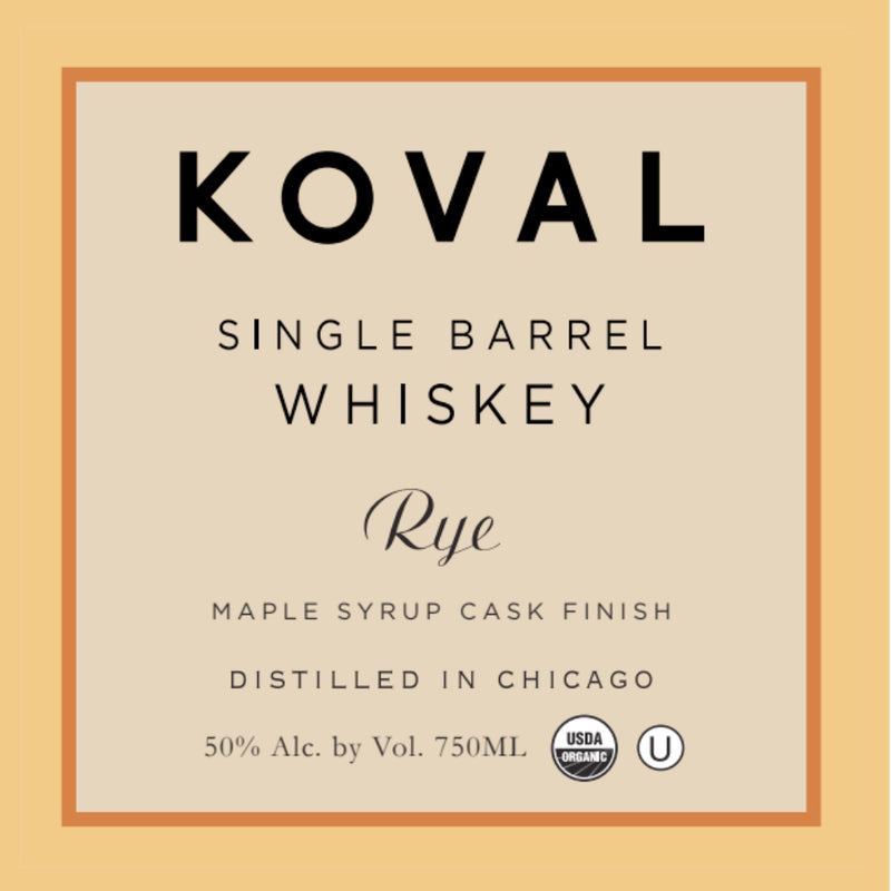 Koval Maple Syrup Cask Finish Rye