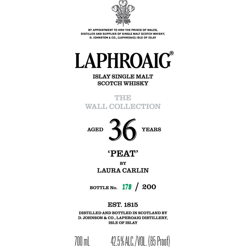 Laphroaig The Wall Collection 36 Year ‘Peat’ By Laura Carlin