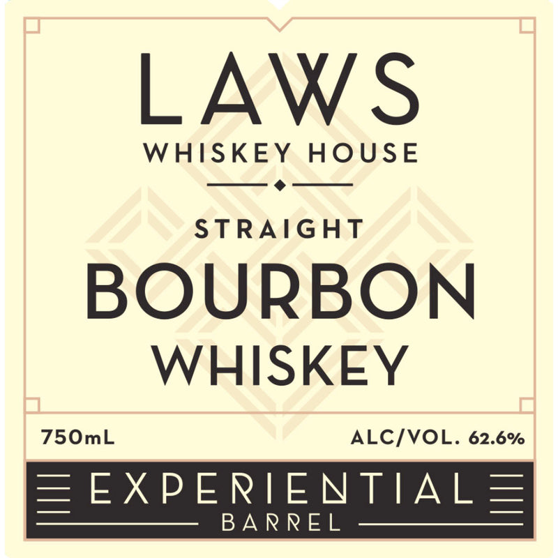Laws Experiential Barrel Straight Bourbon
