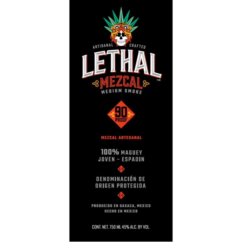 Lethal Mezcal Medium Smoke Mezcal Artesanal