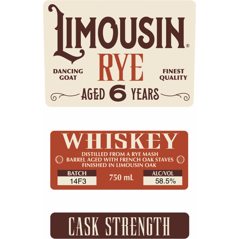 Limousin 6 Year Old Cask Strength Rye