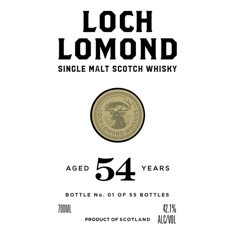 Loch Lomond 54 Year Old Single Malt Scotch
