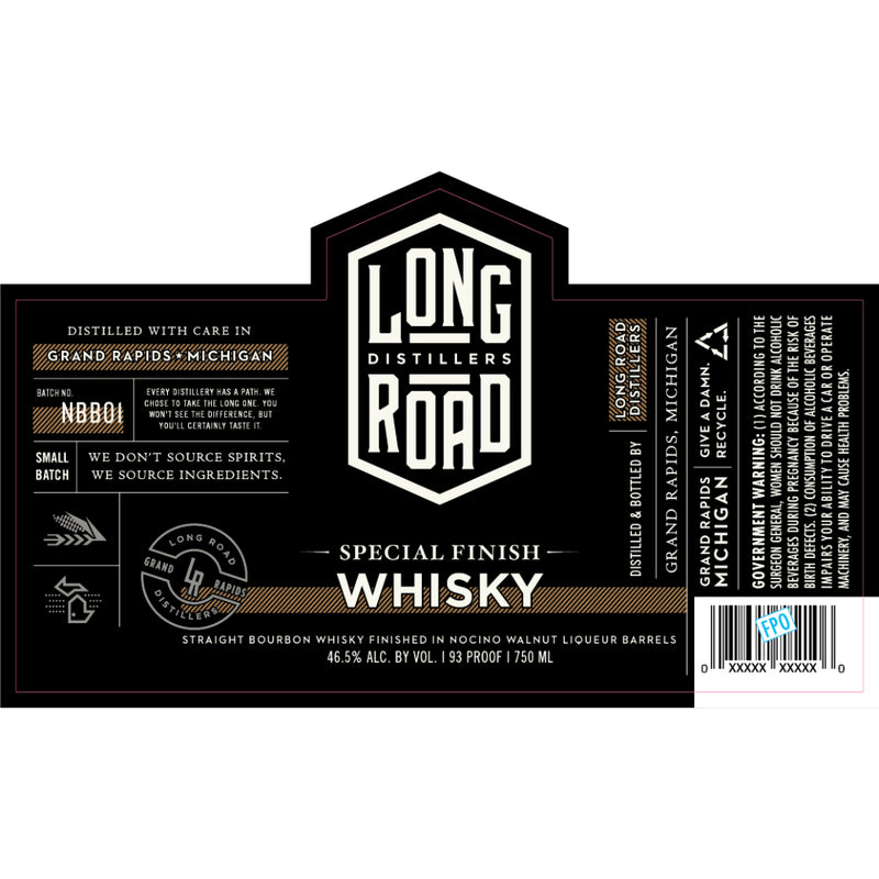 Long Road Distillers Special Finish Whisky