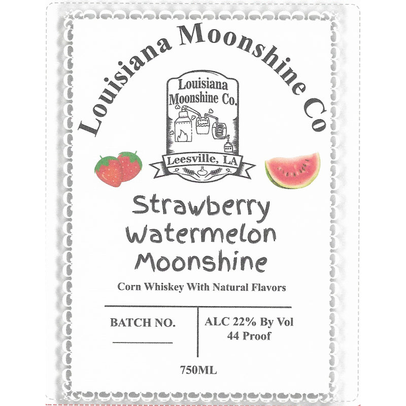 Louisiana Moonshine Co Strawberry Watermelon Moonshine