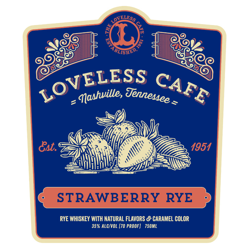 Loveless Cafe Strawberry Rye Whiskey