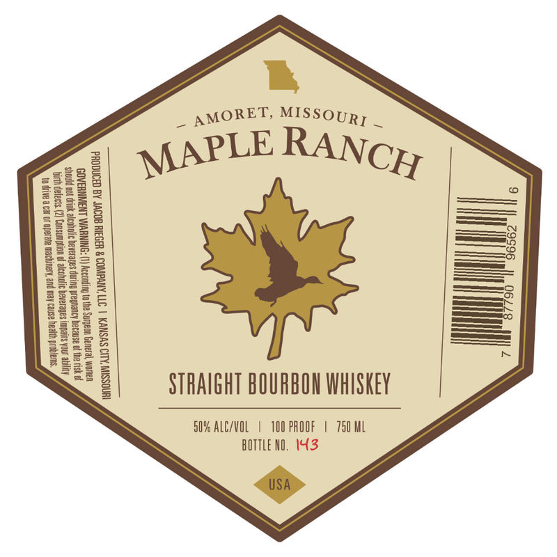 Maple Ranch Straight Bourbon Whiskey
