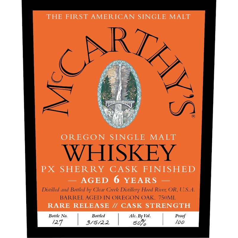McCarthy’s 6 Year PX Sherry Cask Finished Single Malt