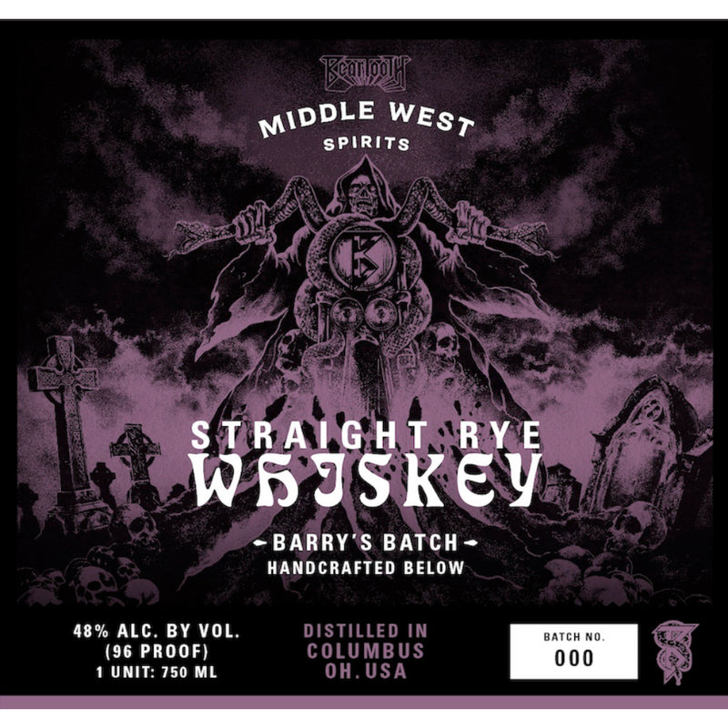 Middle West Spirits Straight Rye Barry’s Batch