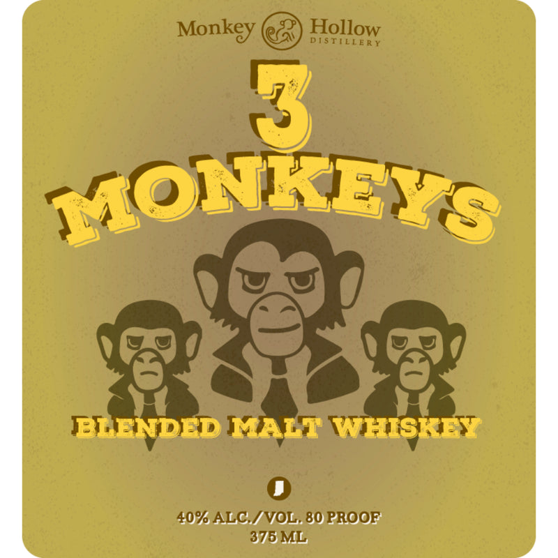 Monkey Hollow 3 Monkeys Blended Malt Whiskey