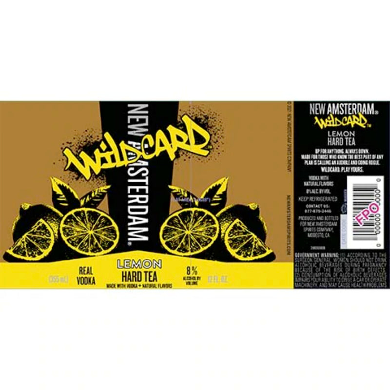 New Amsterdam Wildcard Lemon Hard Tea 4PK
