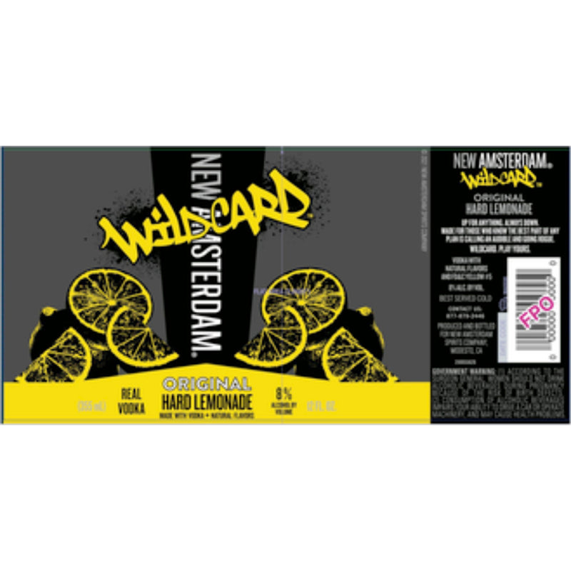 New Amsterdam Wildcard Original Hard Lemonade 4PK