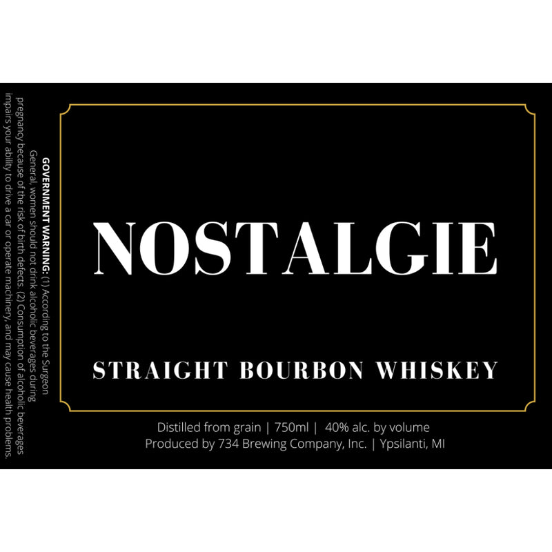 Nostalgie Straight Bourbon Whiskey
