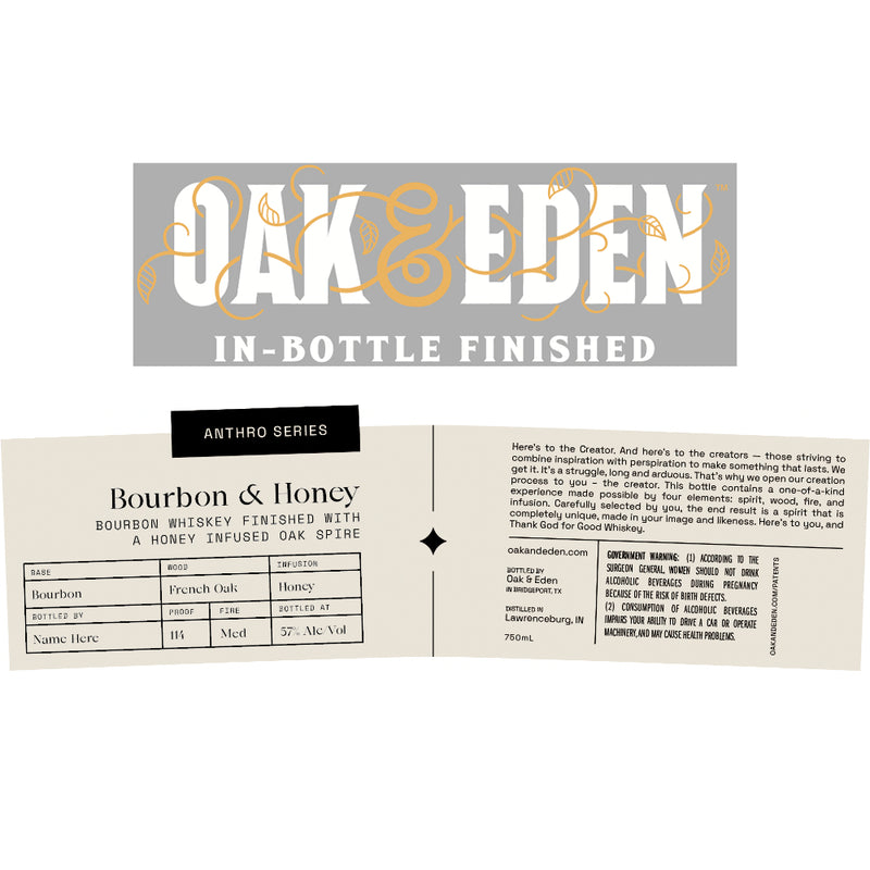 Oak & Eden Anthro Series Bourbon & Honey